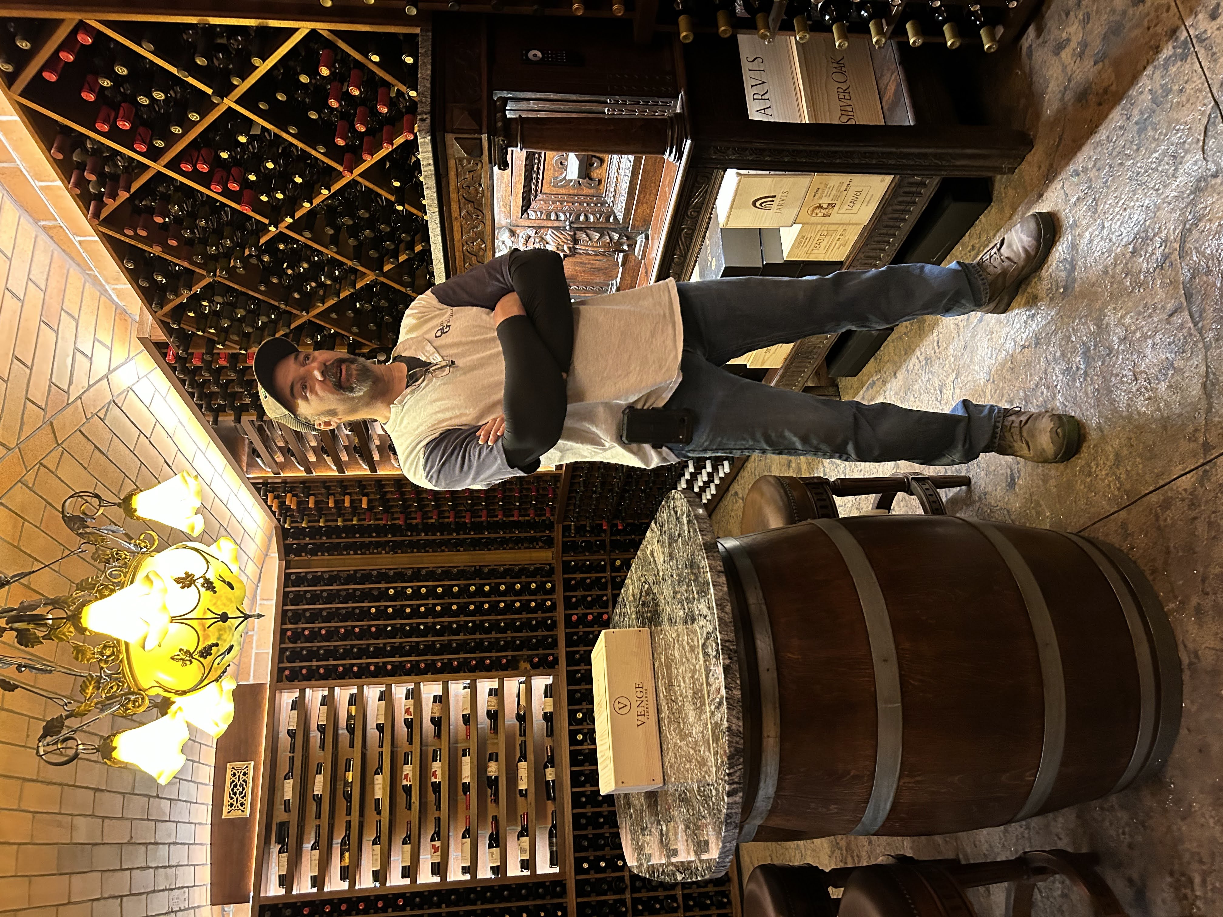 Custom wine cellar construction